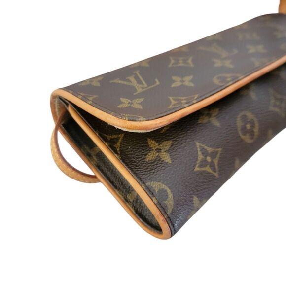 Louis Vuitton Monogram Pochette Twin GM Crossbody Bag Clutch - Picture 4 of 13